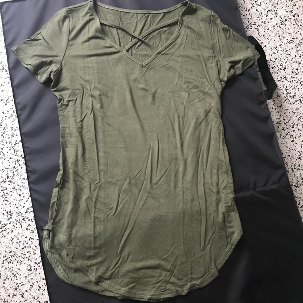 Strappy casual t shirt